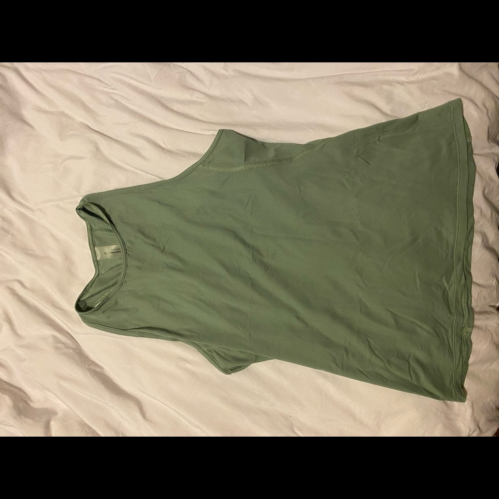 Green Outdoor Voices Mesh workout tank